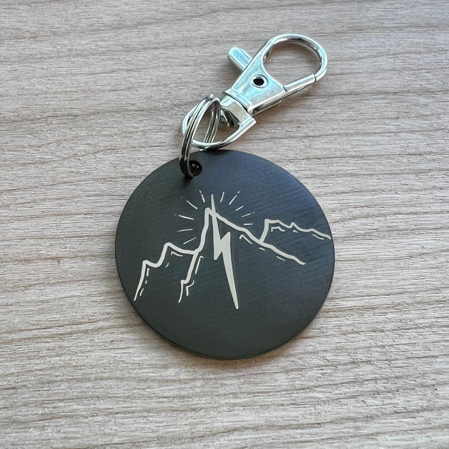 Metal Go Grow Breakthrough Keychain