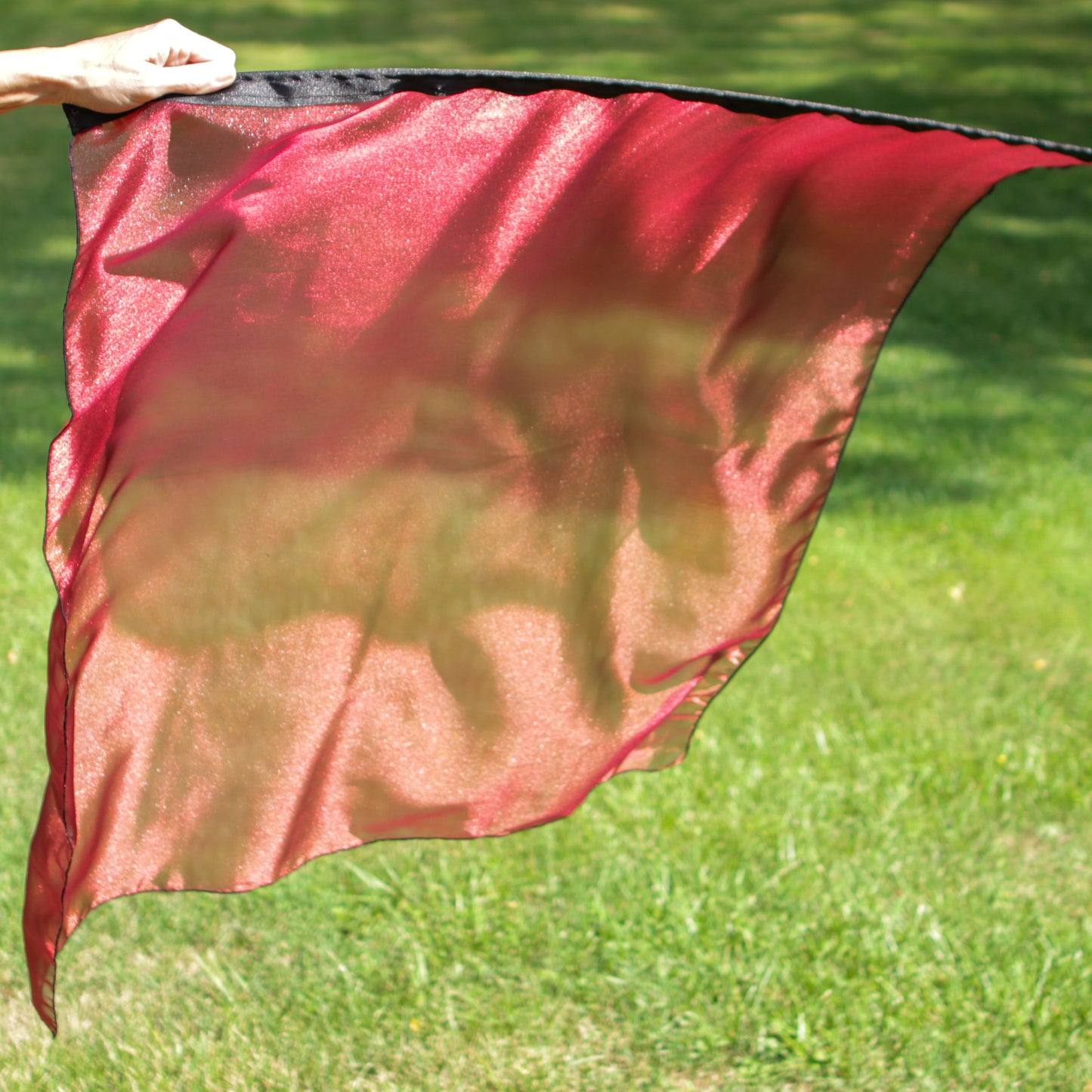 Red Sparkle Worship Flags