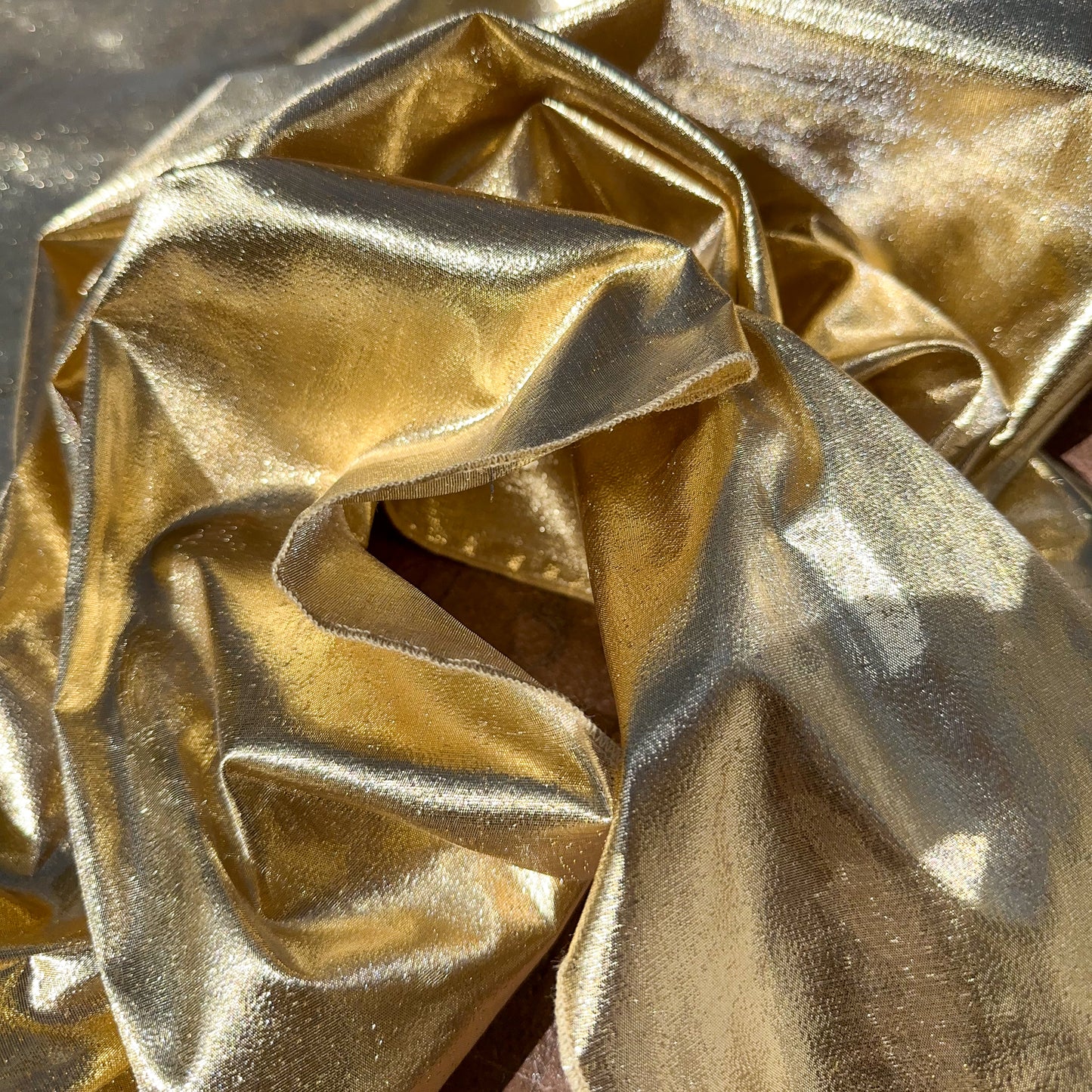 Gold Tissue Lame Worship Flags