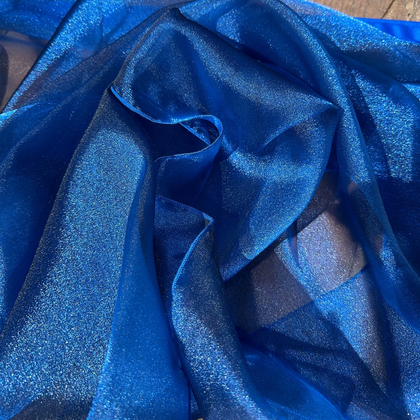Sapphire Blue Sparkle Worship Flags