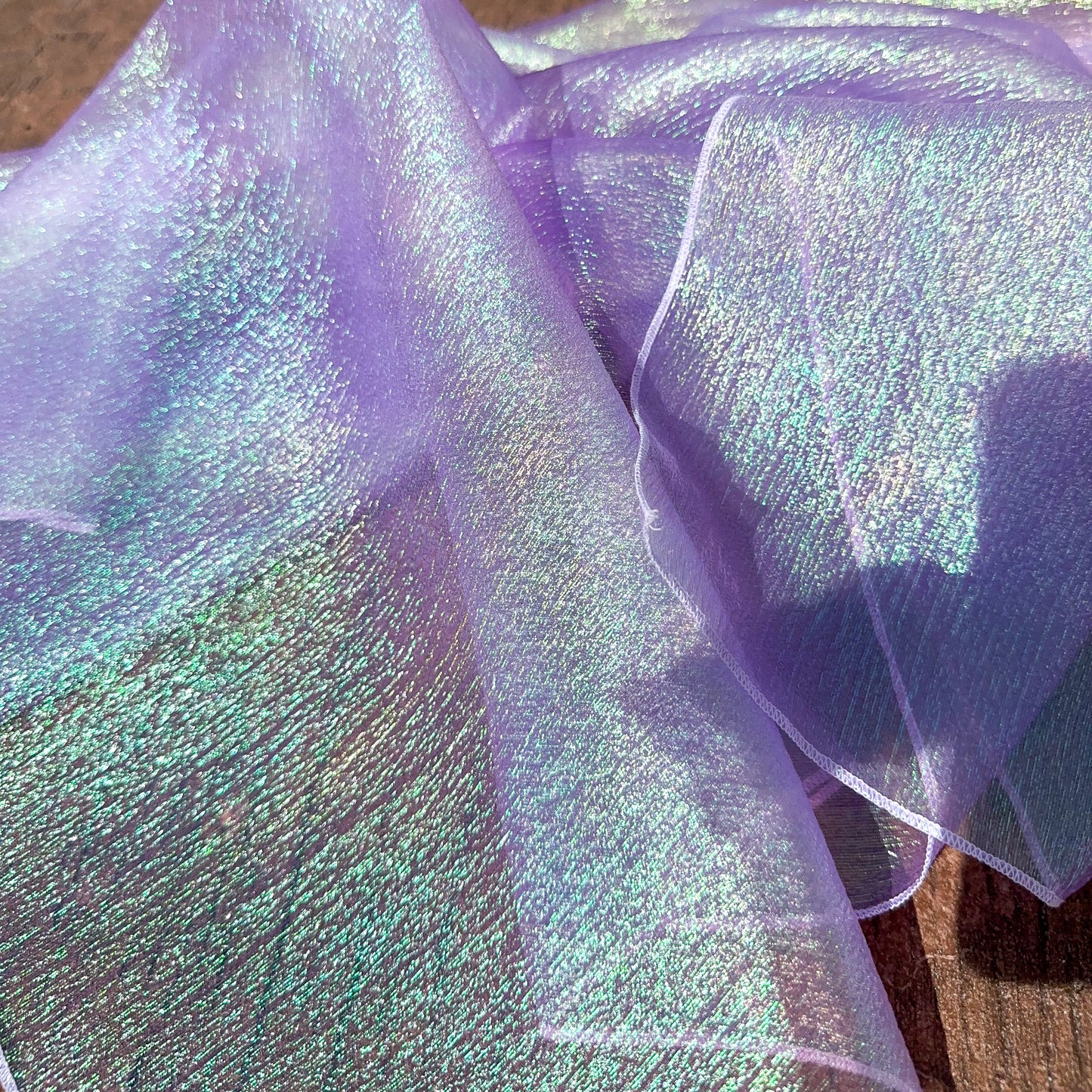 Lilac Rainbow Lame Worship Flags