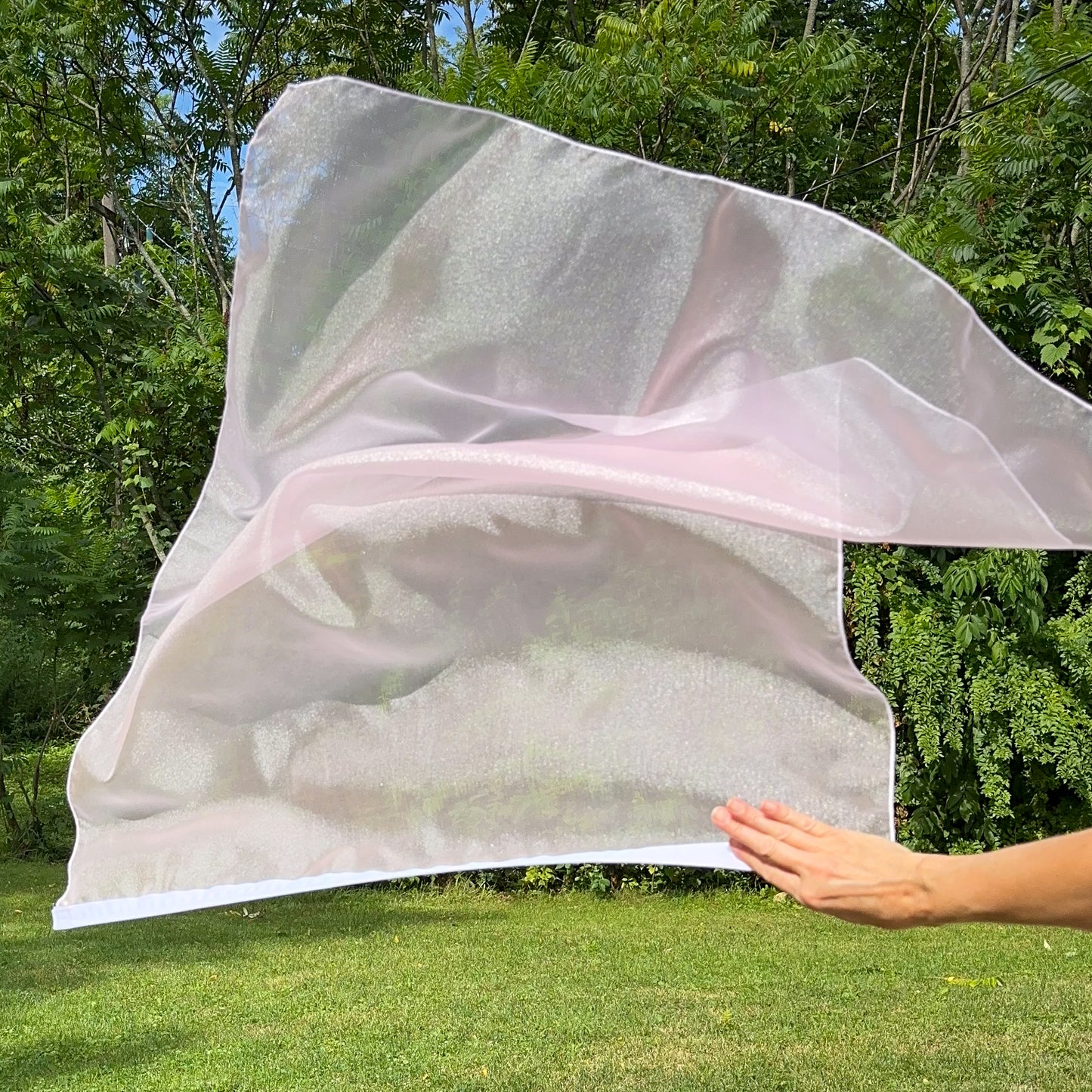 Hot Pink Sparkle Worship Flags