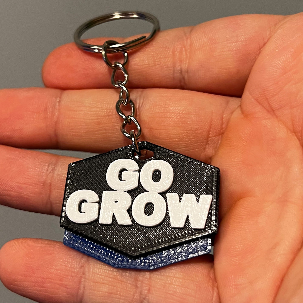 Go Grow / Ve A Crecer Keychain